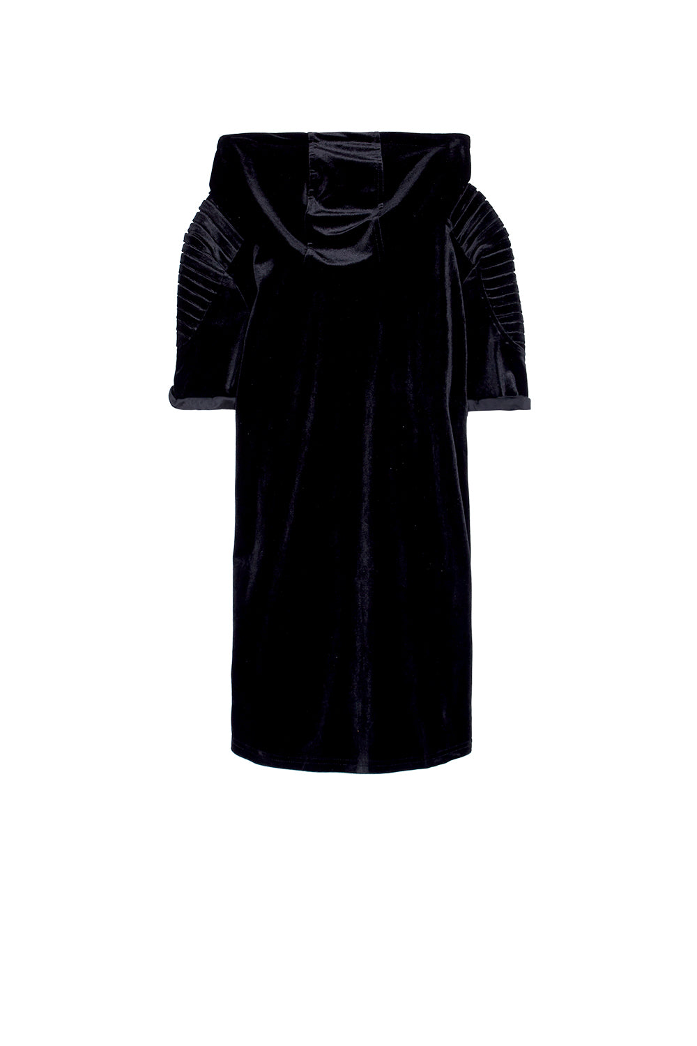 Sixth June - T-shirt velours biker ajusté noir