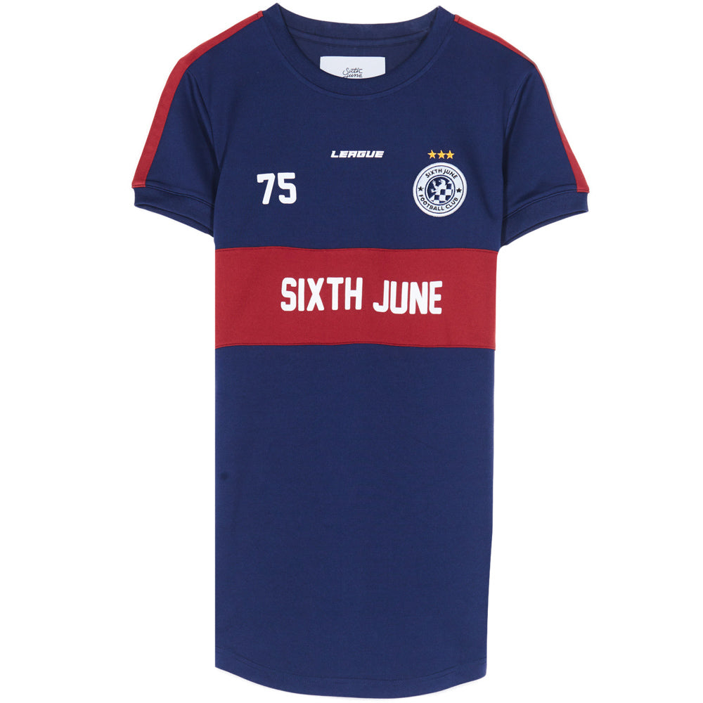 Sixth June - Maillot football league bleu