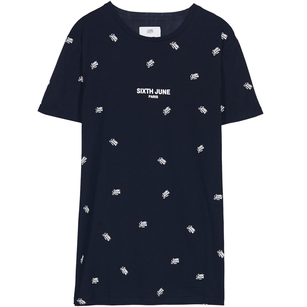 Sixth June - T-shirt logomania noir