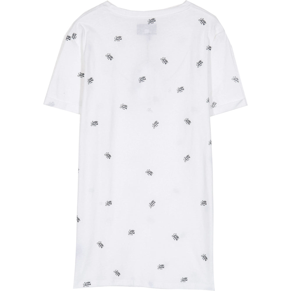 Sixth June - T-shirt logomania blanc