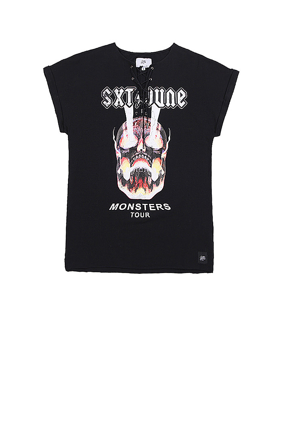 Sixth June - T-shirt grunge Monster tour Women black W2641VTS
