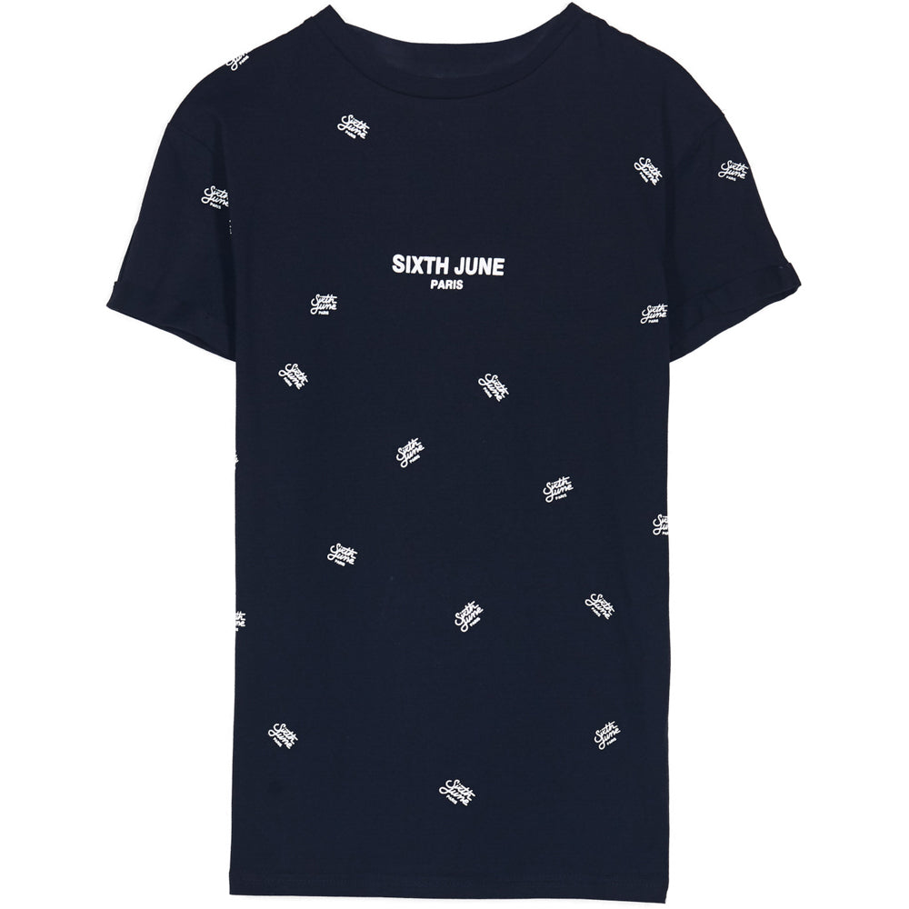 Sixth June - T-shirt logomania noir