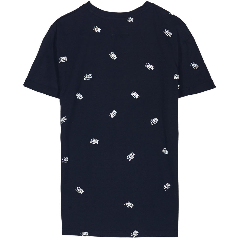 Sixth June - T-shirt logomania noir