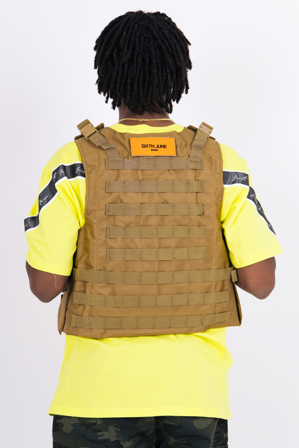 Sixth June - Veste tactique toile clip kaki