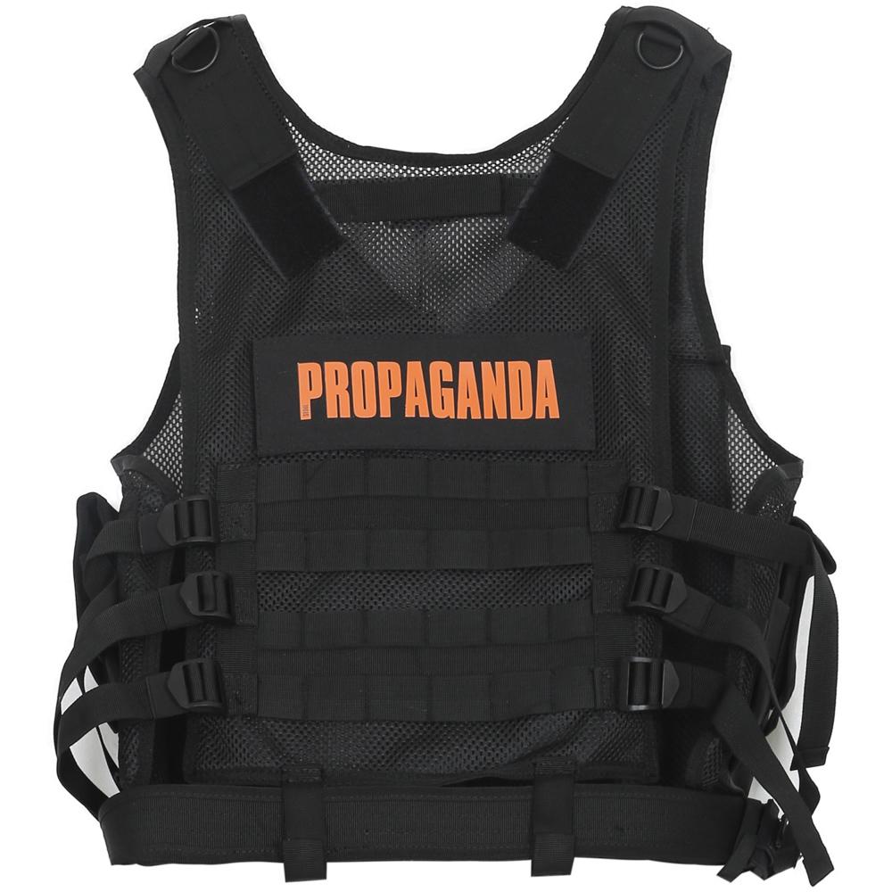 Sixth June - Gilet tactique poches propaganda Noir