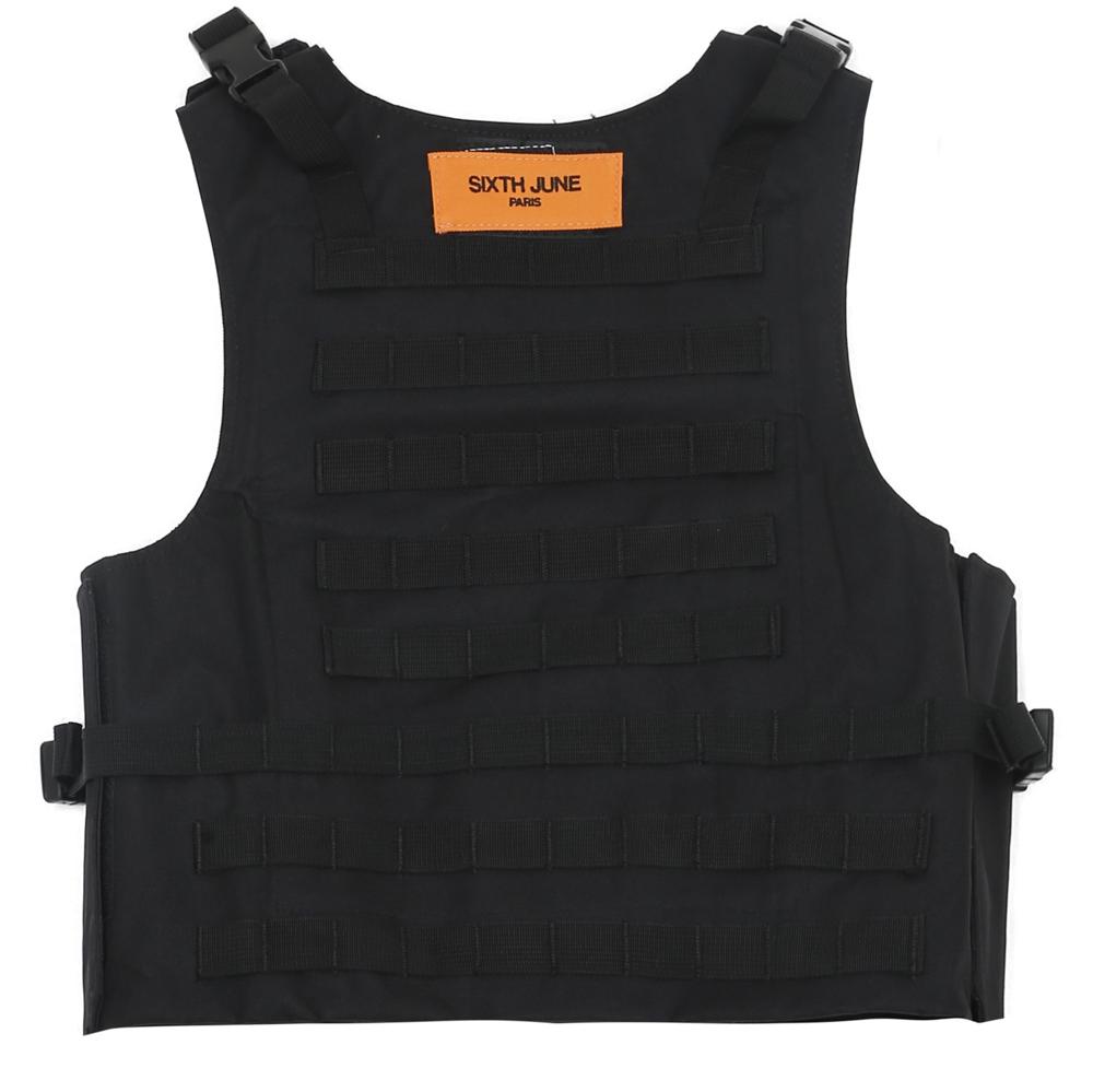 Sixth June - Veste tactique toile clip noir