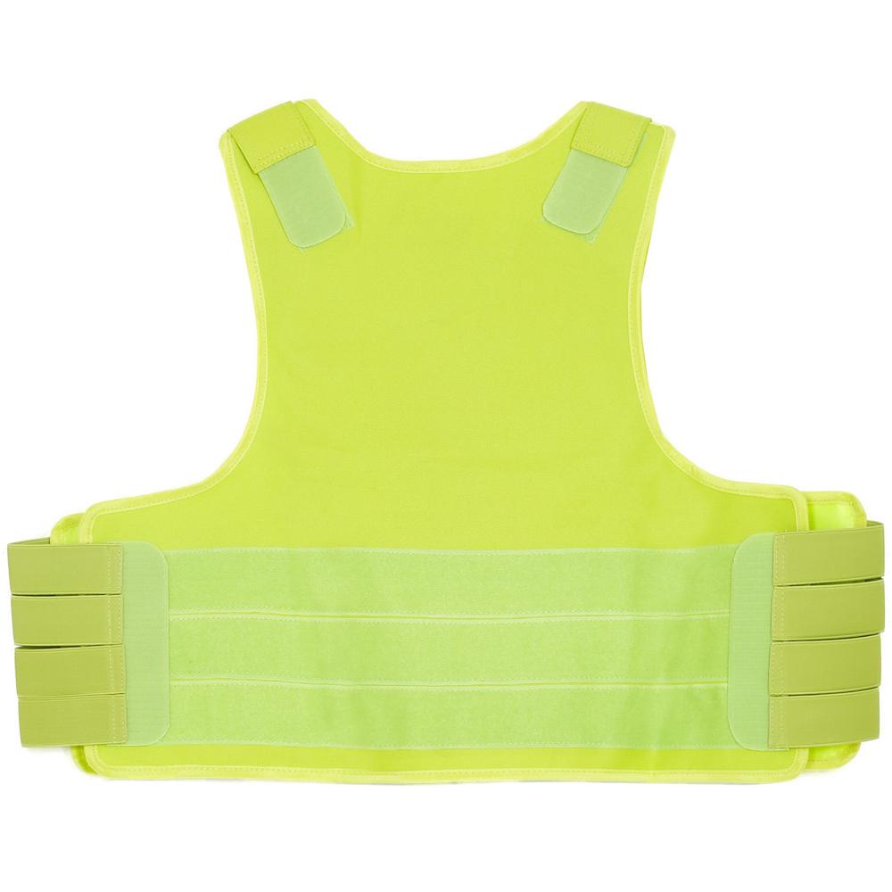 Neongrüne taktische Jacke mit Aufnäher