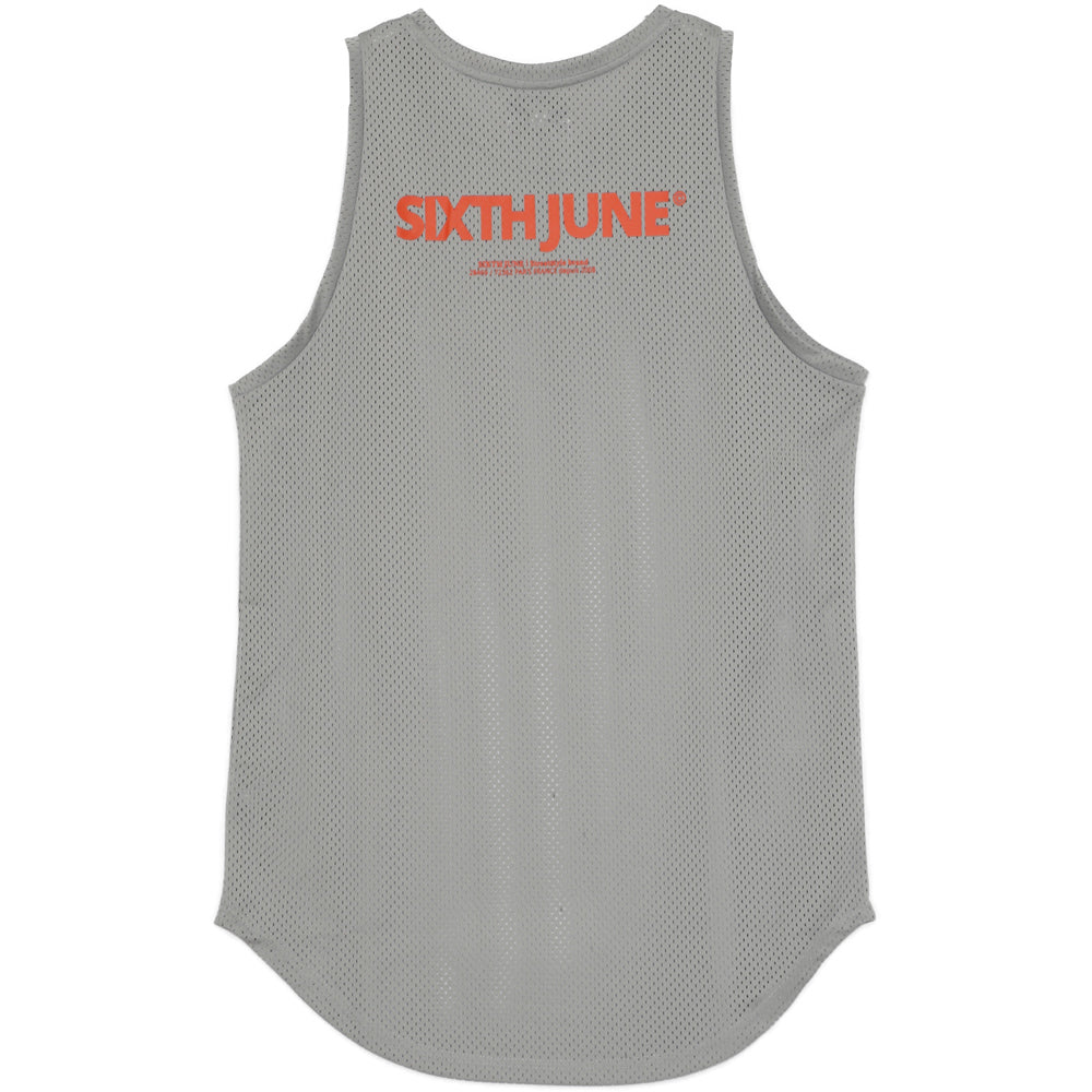 Sixth June - Débardeur maillot mesh Gris