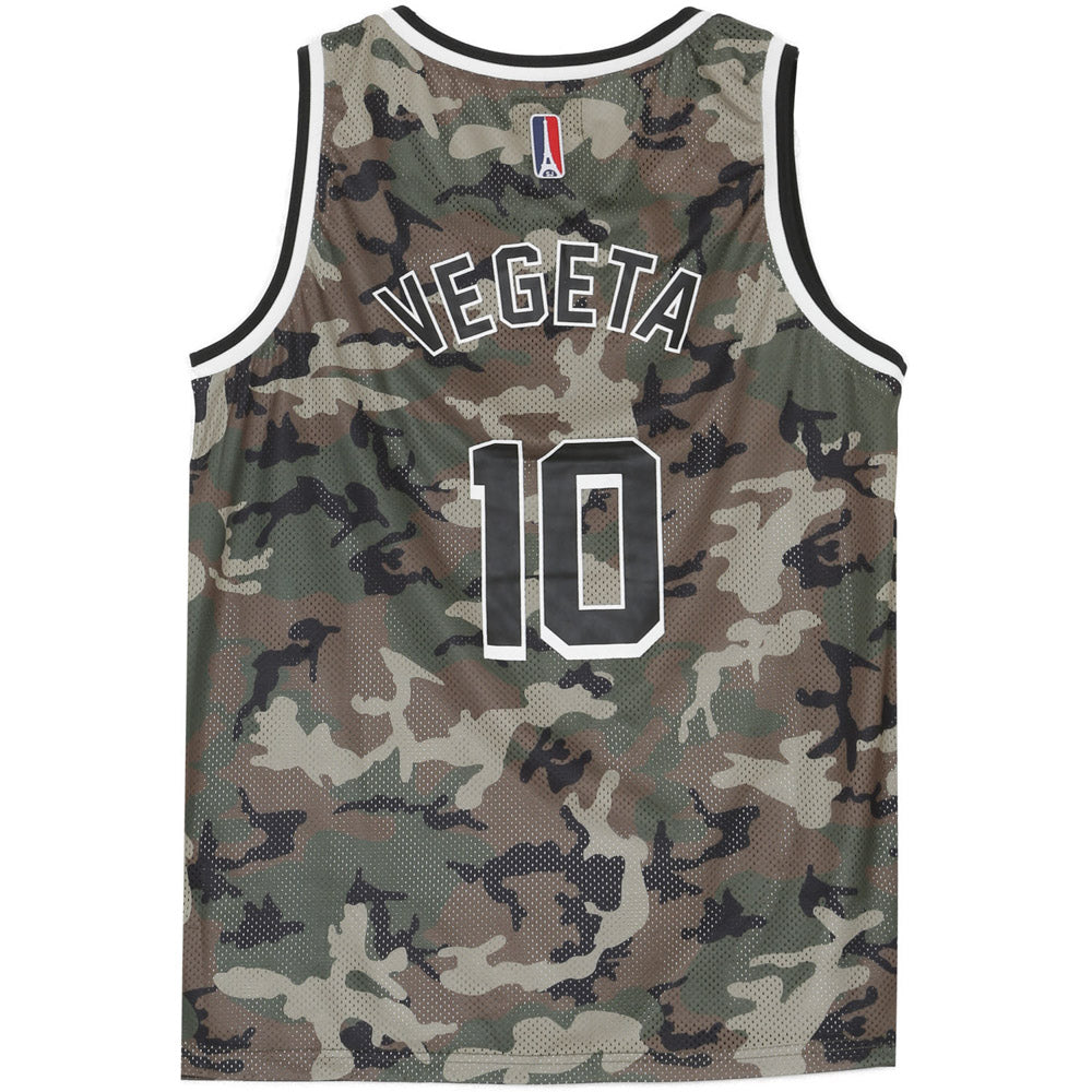 Sixth June - Maillot basket Vegeta 10 camouflage vert