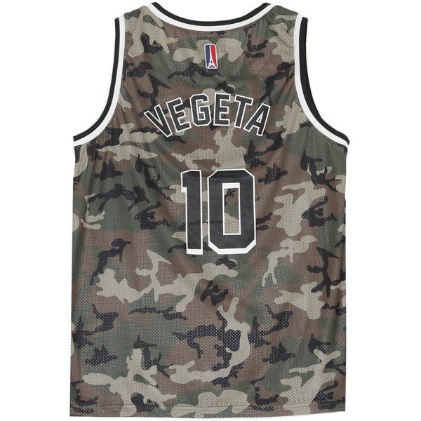 Vegeta 10 Camouflage Basketball Jersey Green – Sixth June