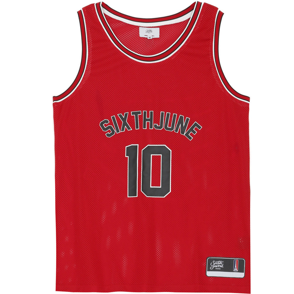 Sixth June - Maillot basket Broly 10 rouge