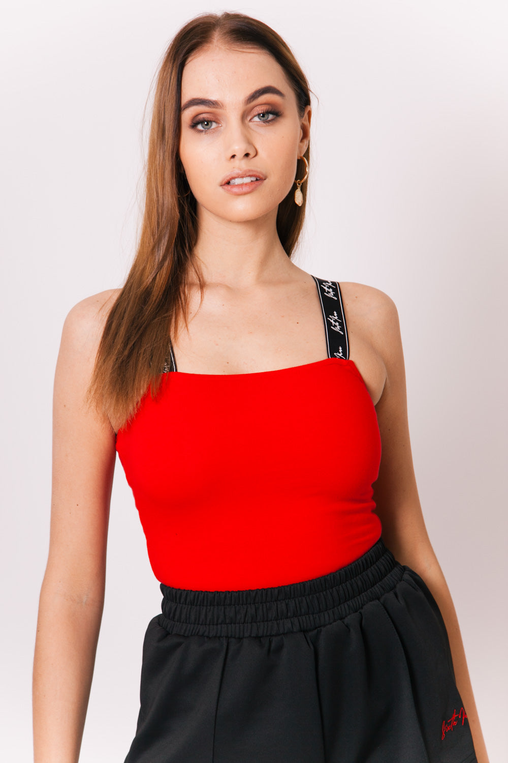 Sixth June - Débardeur bretelles signature rouge