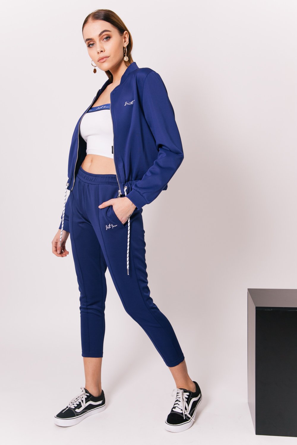 Bandeau logo signature blanc