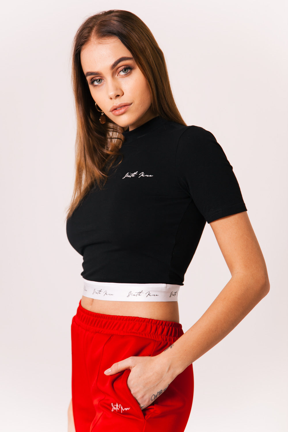 Sixth June - T-Shirt bande logo signature noir