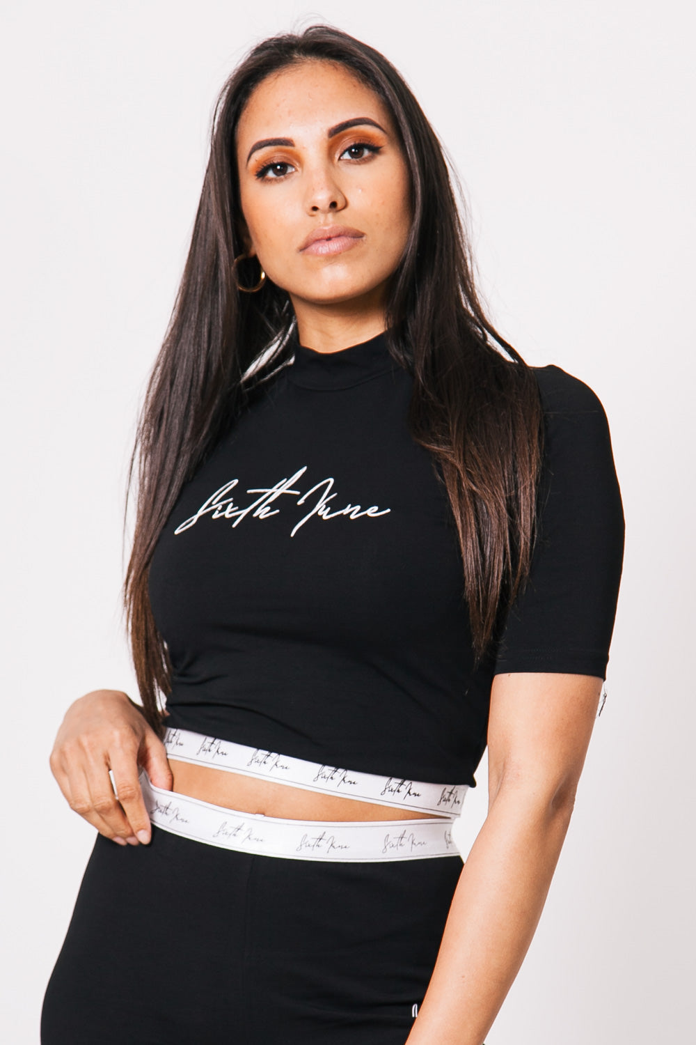 Sixth June - T-shirt bande gros logo signature noir