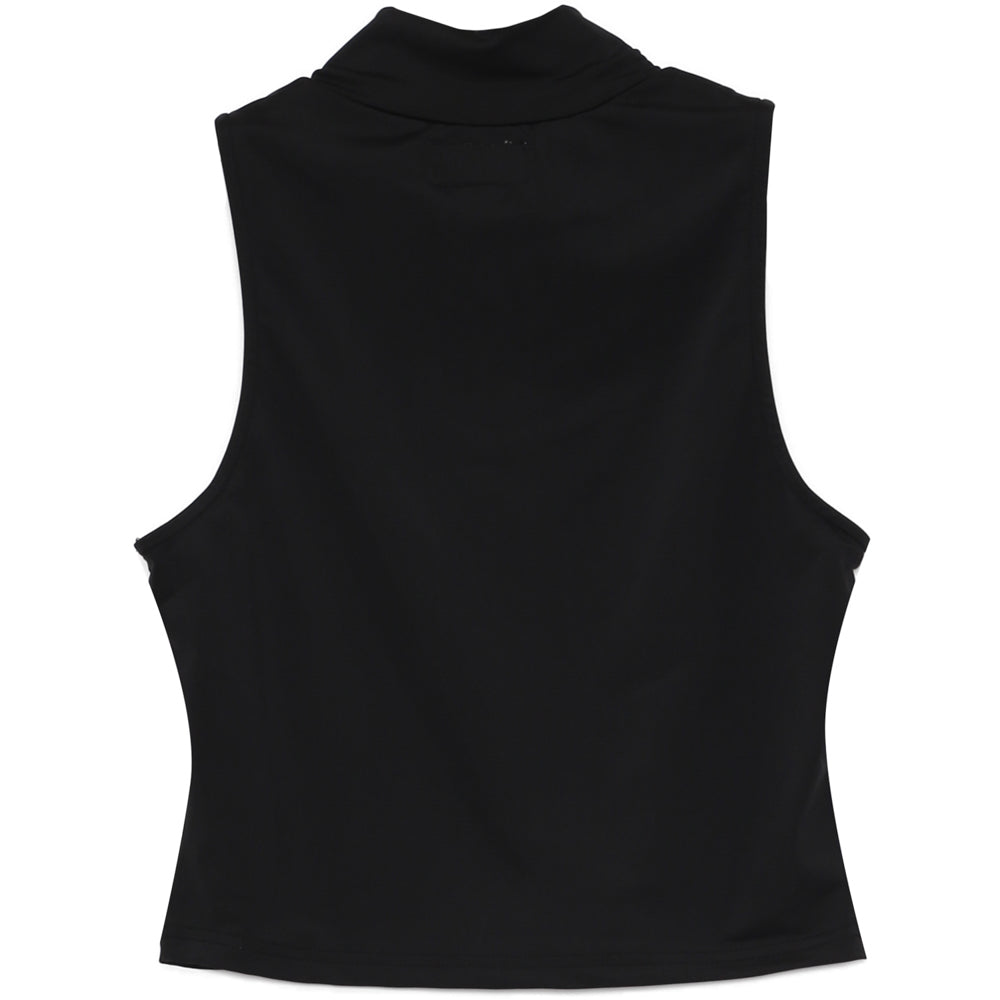 Sixth June - Top court ouverture zippée noir