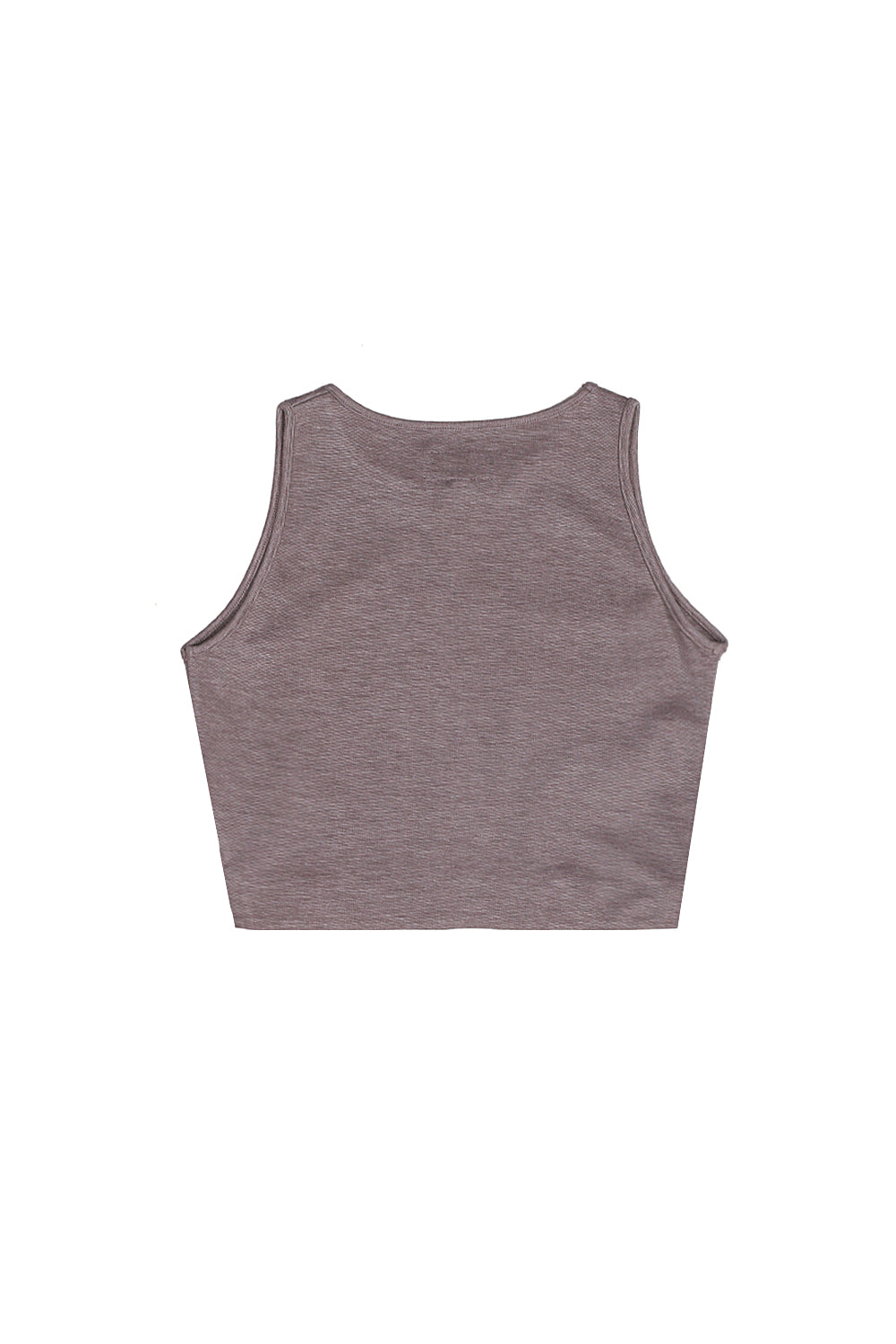 Sixth June - Crop top uni gris clair 1838C