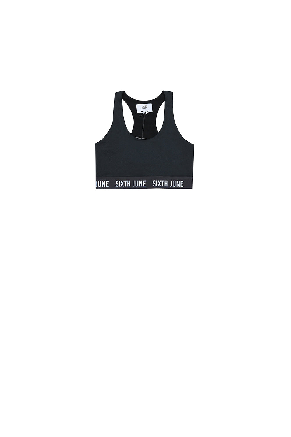 Sixth June - Brassière bande logo Sport noir W2396WTO
