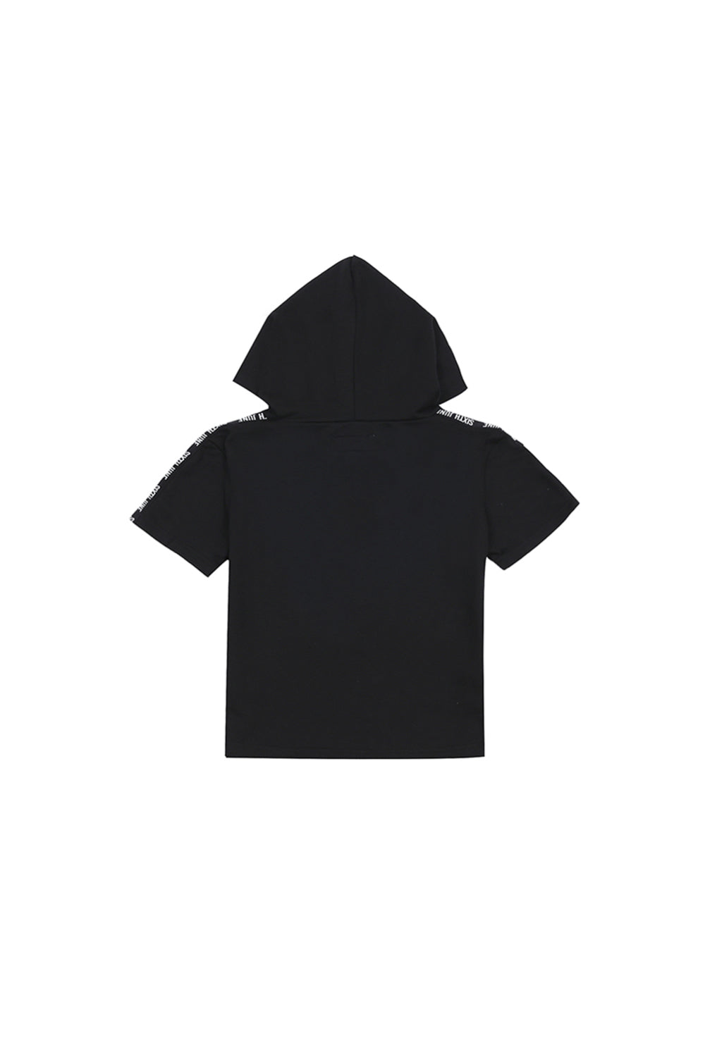 Sixth June - T-shirt capuche Sport noir W2402WTO