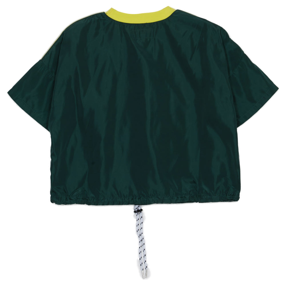 Sixth June - T-shirt crop top drapeau vert jaune