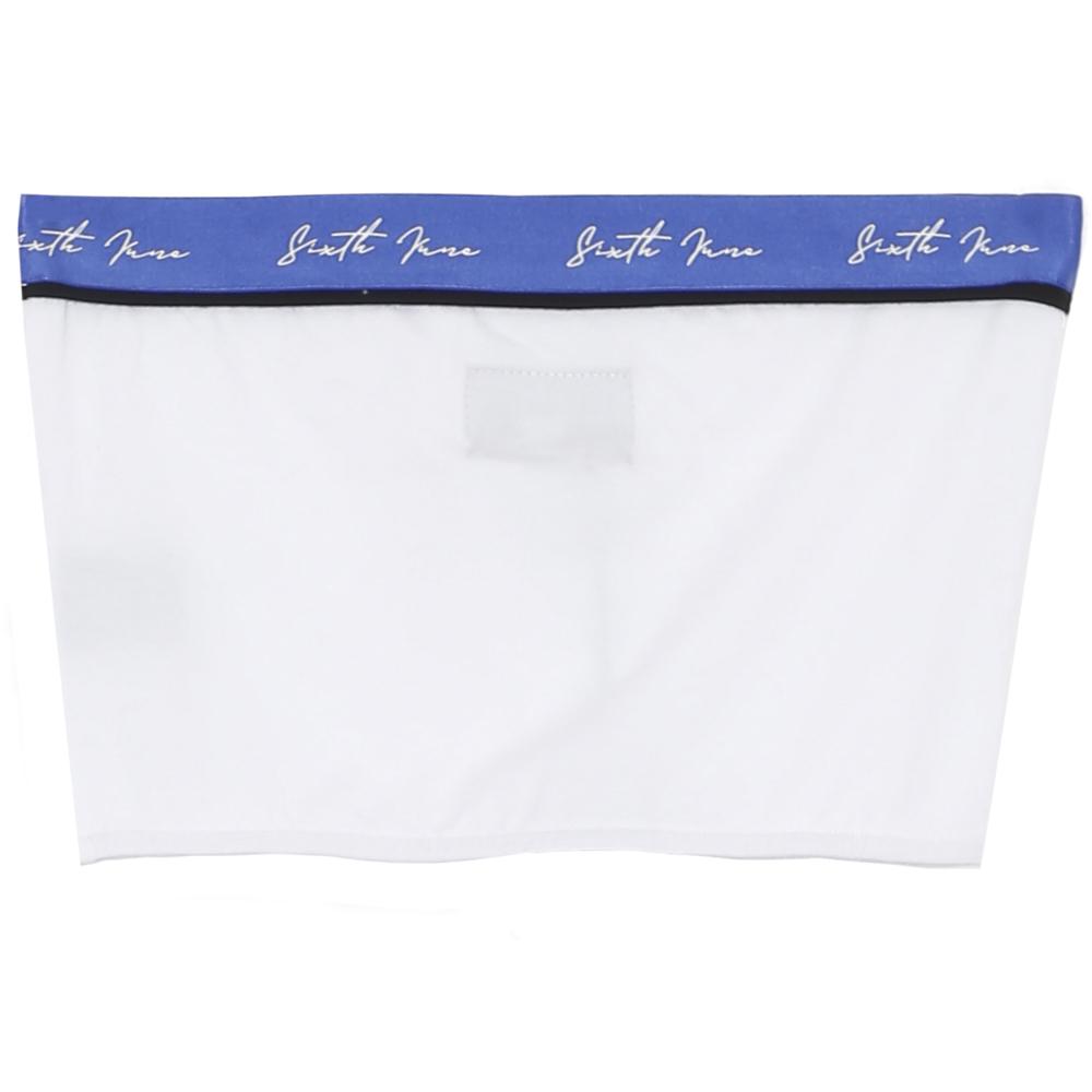 Bandeau logo signature blanc