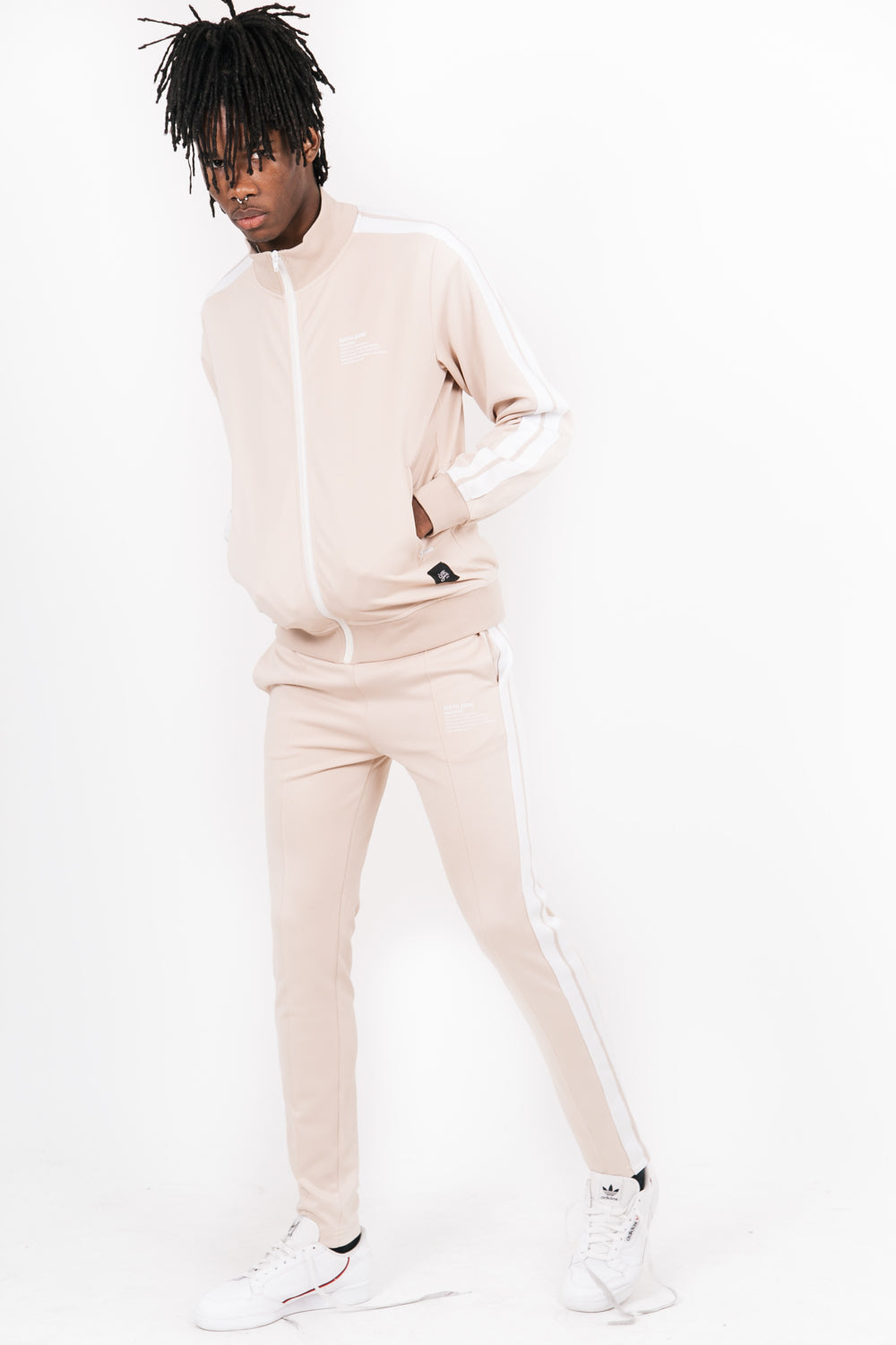 Sixth June - Haut survêtement tracktop beige