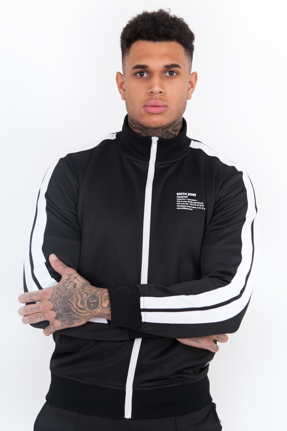 Sixth June - Haut survêtement tracktop noir