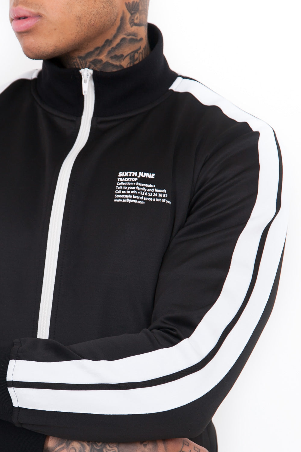 Sixth June - Haut survêtement tracktop noir