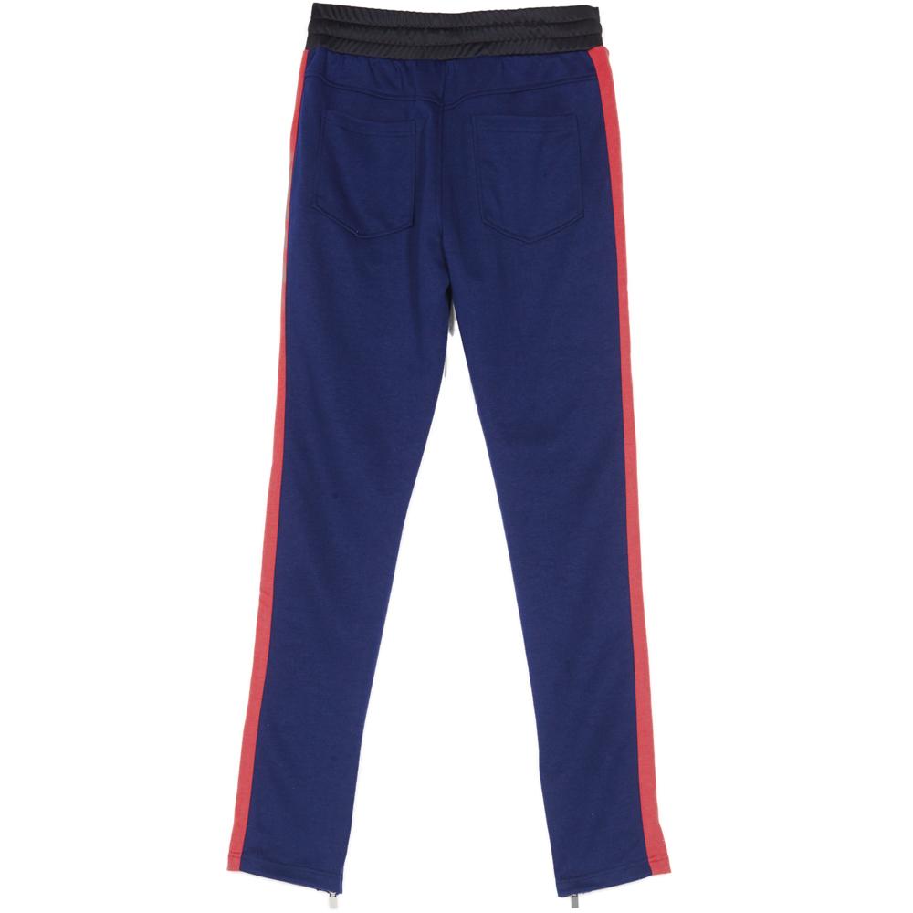 Zips Stripe Joggers Blue Red