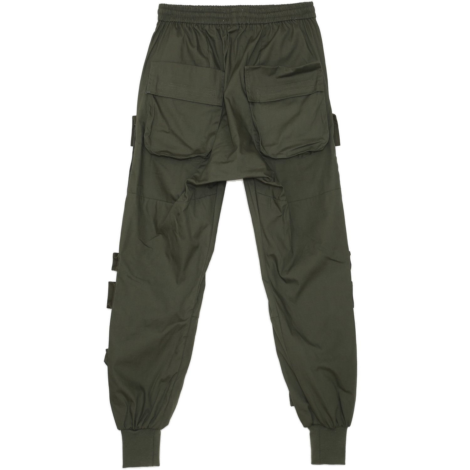 Pantalon cargo tactique large Vert kaki