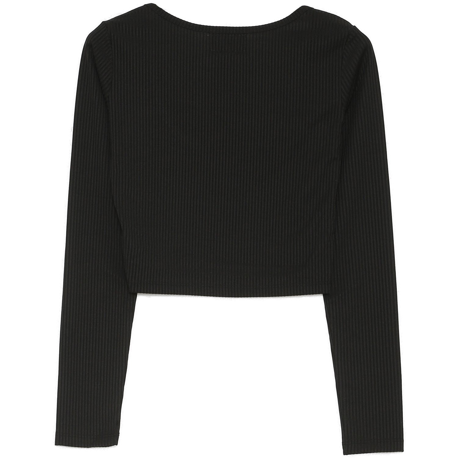 Top manches longues logo signature Noir