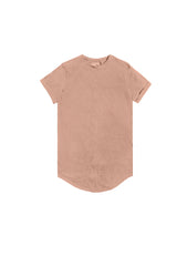 Sixth June - T-shirt oversize zip beige foncé 1146C