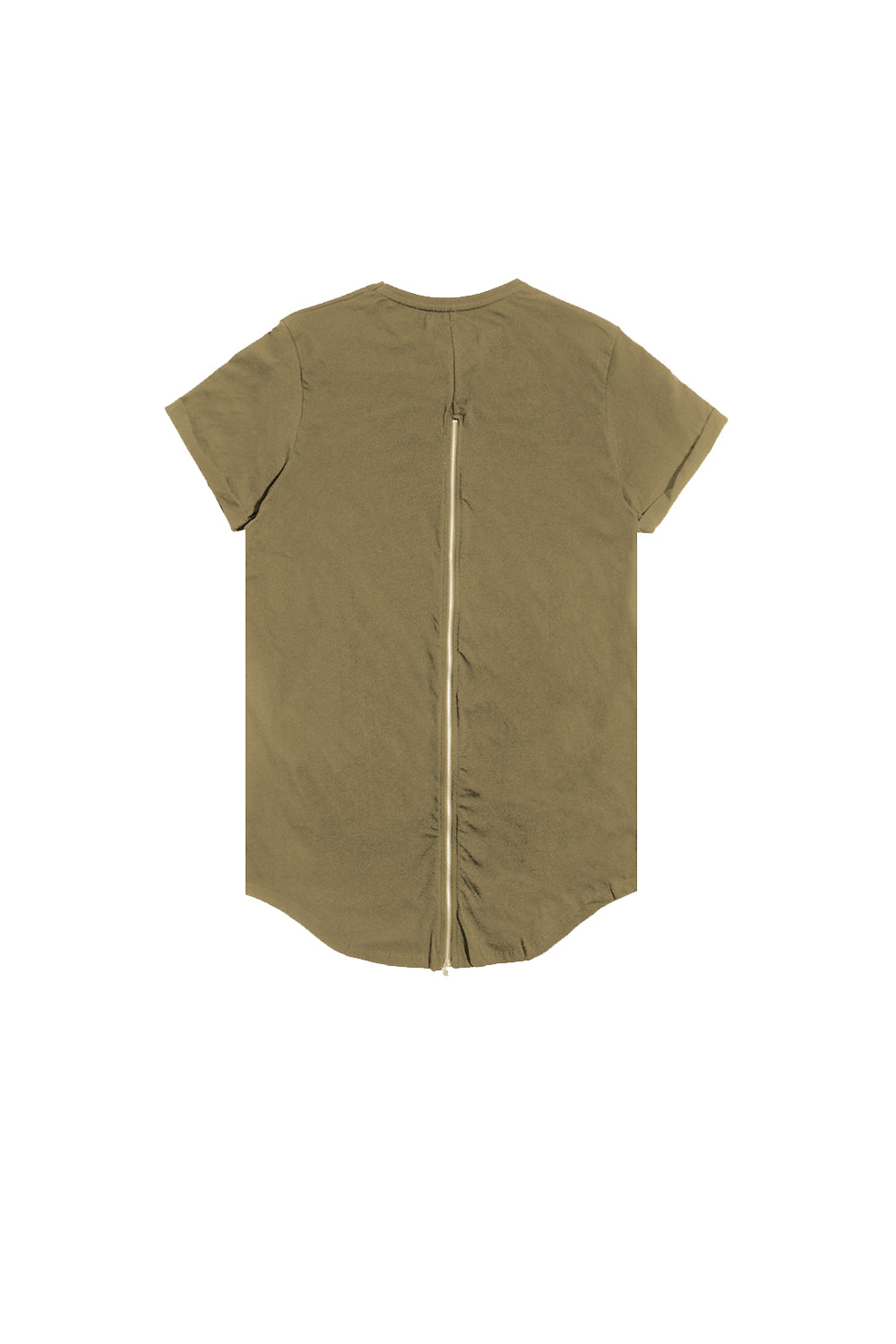 Sixth June - T-shirt oversize zip kaki 1146C