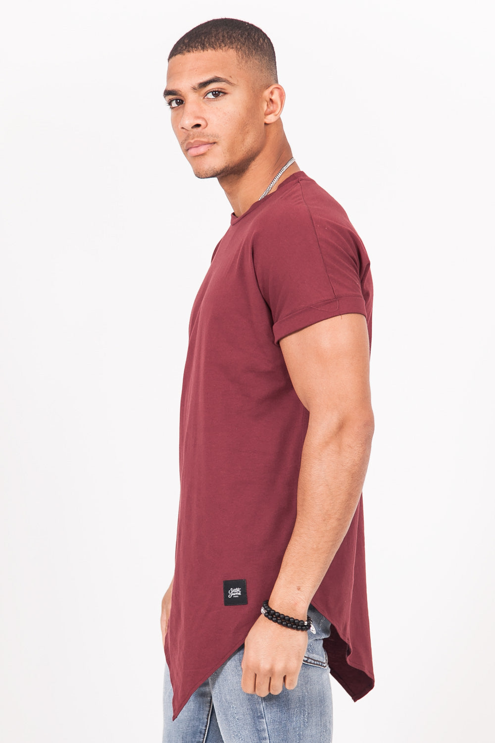 Sixth June - T-shirt large pointe bordeaux