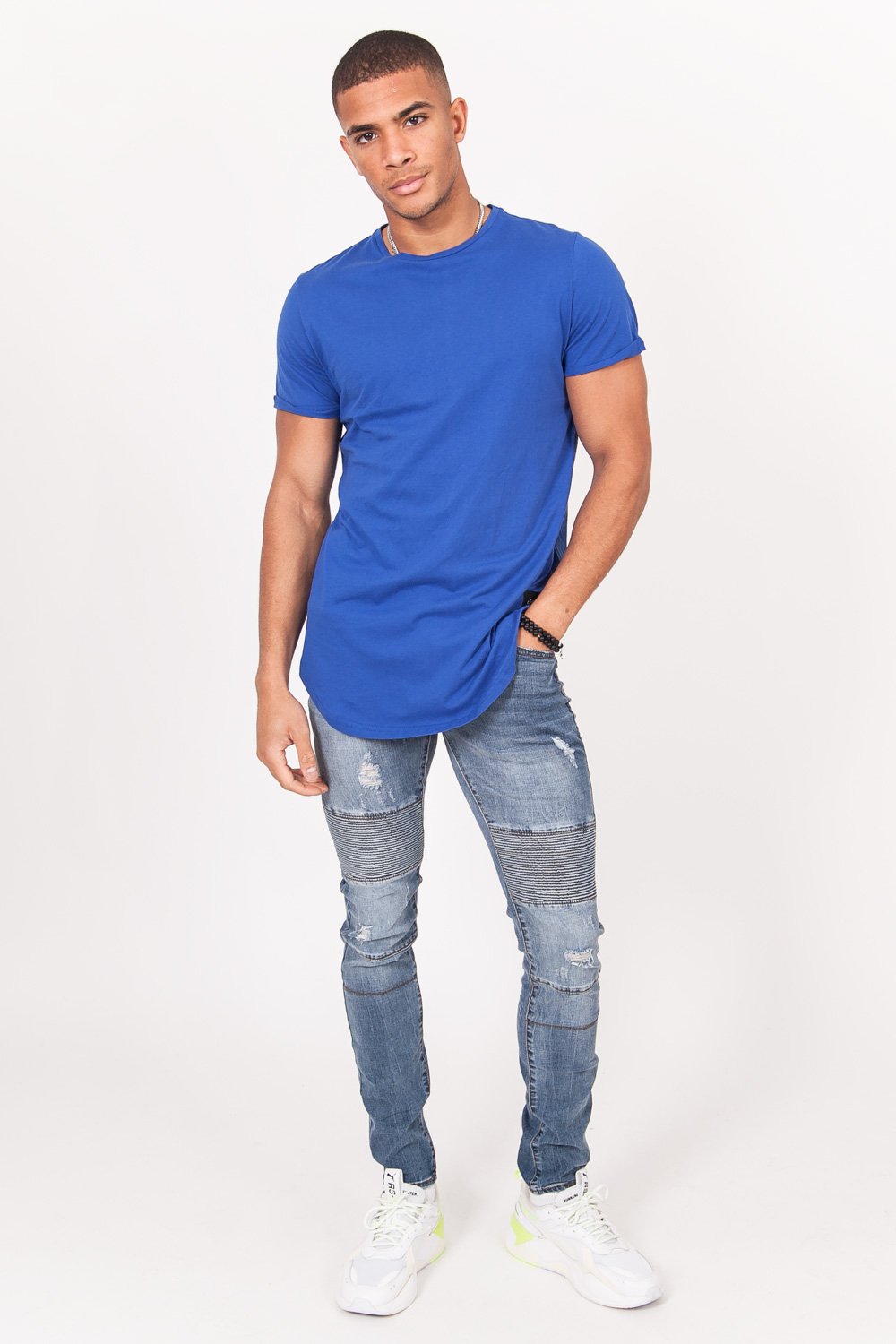 Sixth June - T-shirt bas arrondi Bleu