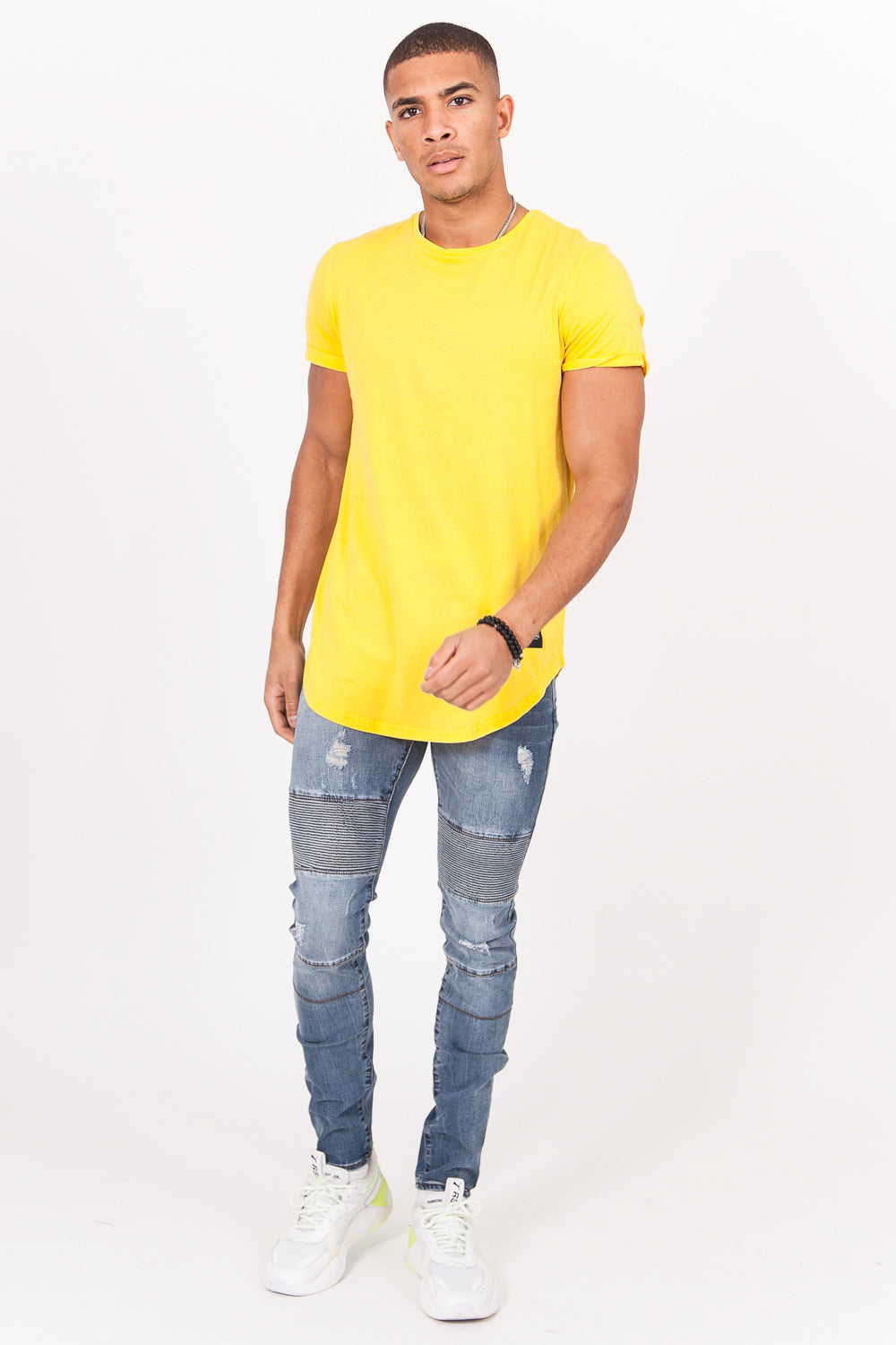 Sixth June - T-shirt bas arrondi jaune