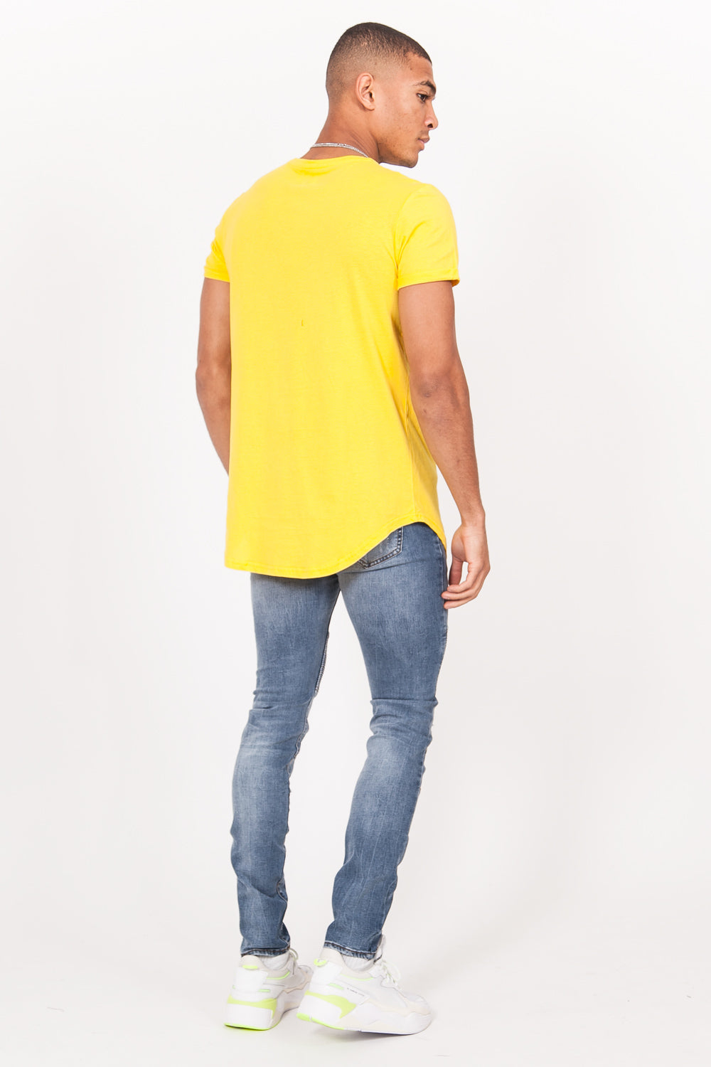 Sixth June - T-shirt bas arrondi jaune