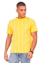 Sixth June - T-shirt baseball jaune