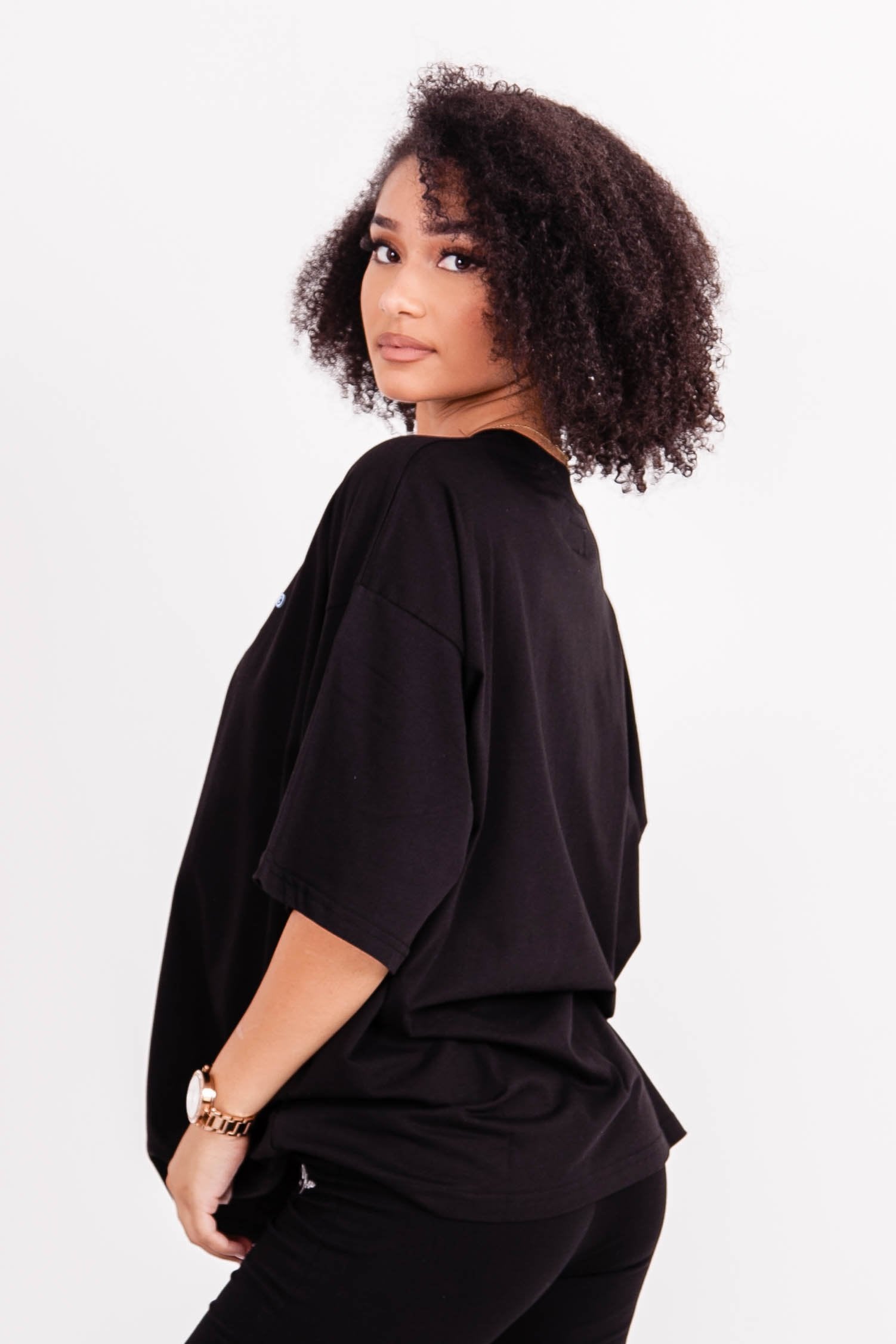 Sixth June - T-shirt imprimé iridescent large noir