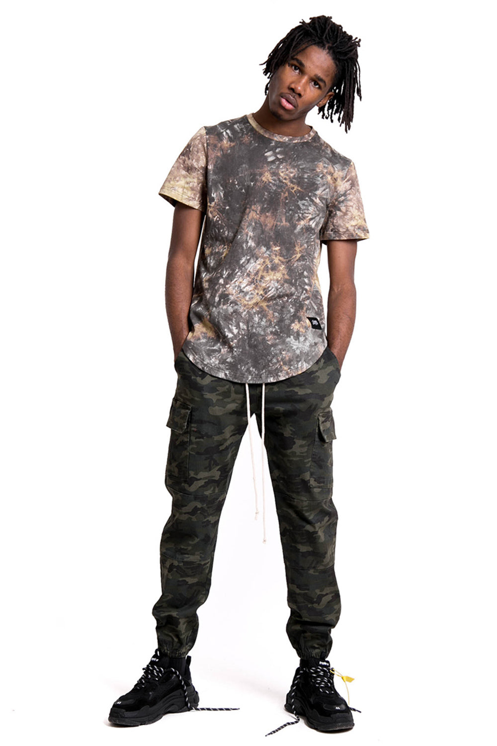 Sixth June - T-shirt tie dye all over jaune