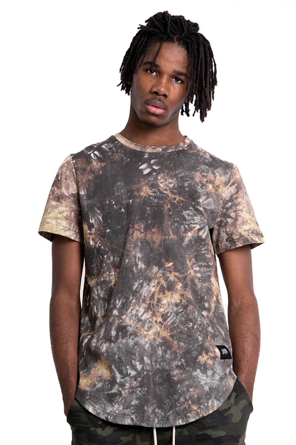 Sixth June - T-shirt tie dye all over jaune