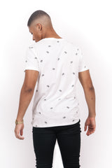 Sixth June - T-shirt logomania blanc