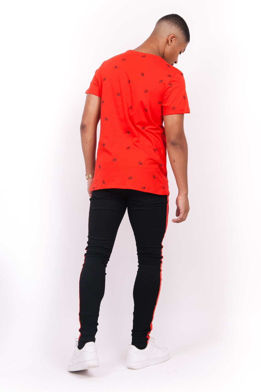 Sixth June - T-shirt logomania rouge