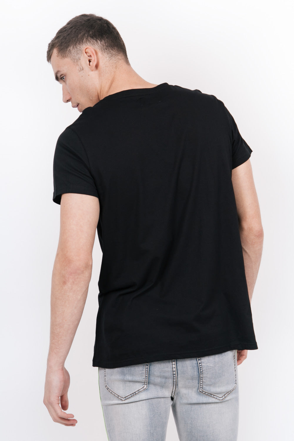 Sixth June - T-shirt long Propaganda fluo noir