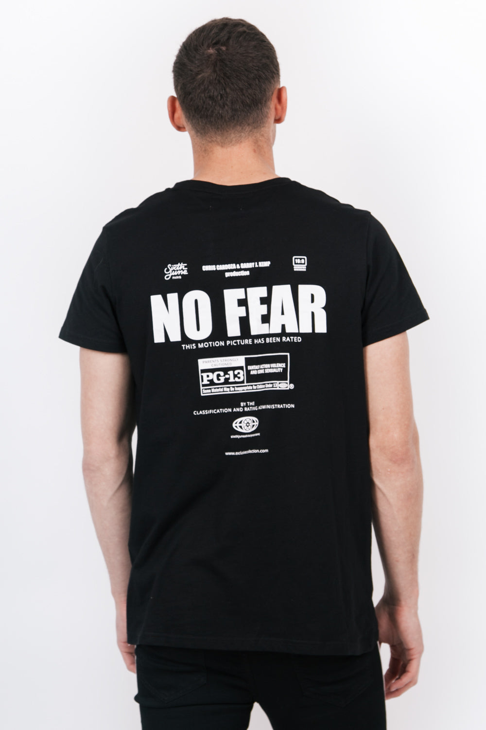 Sixth June - T-shirt film No Fear noir