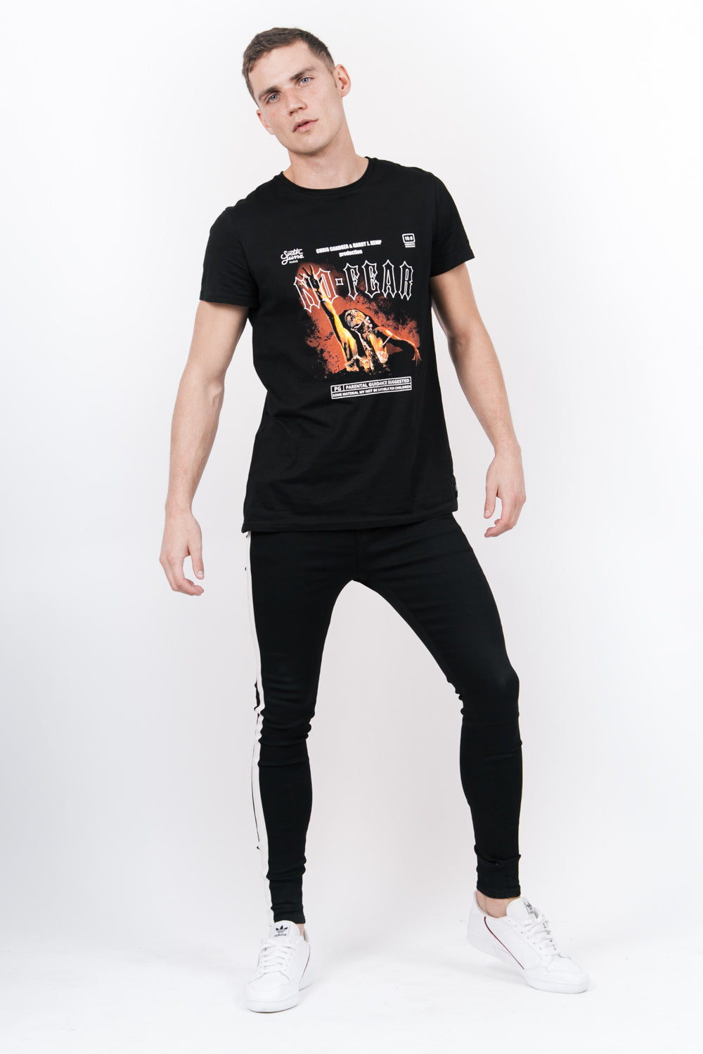 Sixth June - T-shirt film No Fear noir