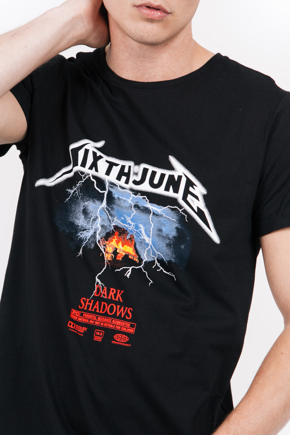 Sixth June - T-shirt film Dark Shadows noir