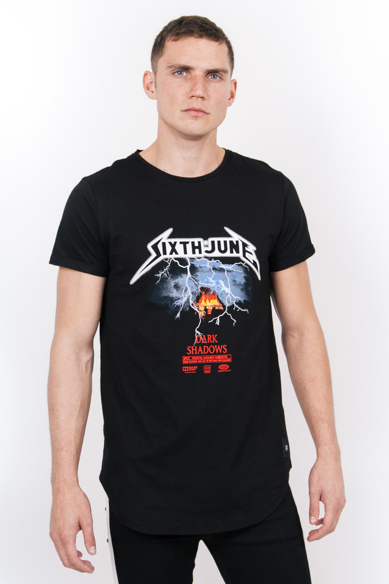 Sixth June - T-shirt film Dark Shadows noir