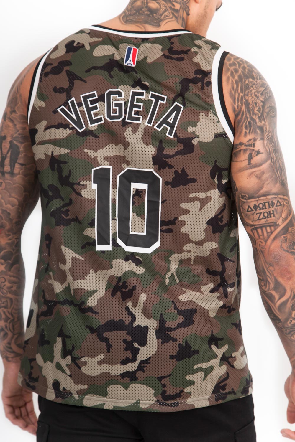 Sixth June - Maillot basket Vegeta 10 camouflage vert