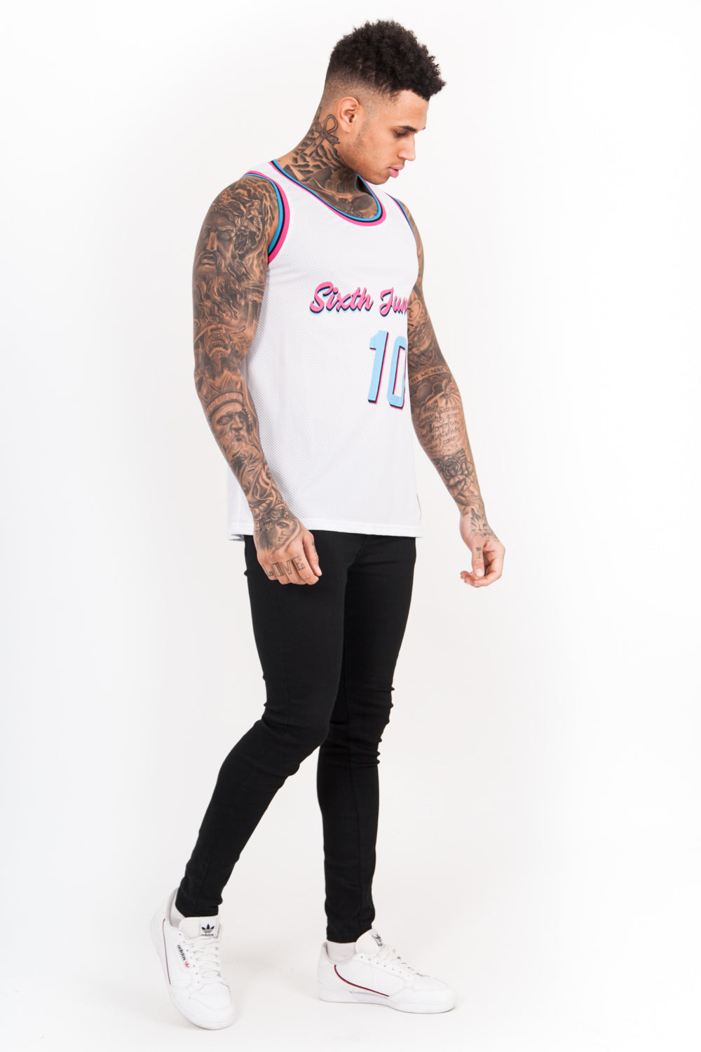 Sixth June - Maillot basket Pablo 10 blanc